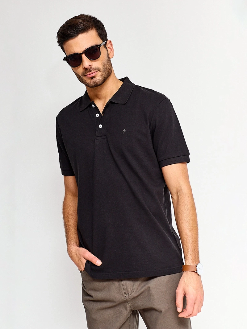 POLO MANGA CORTA ALGODÓN HOMBRE KENNETH STEVENS - 1