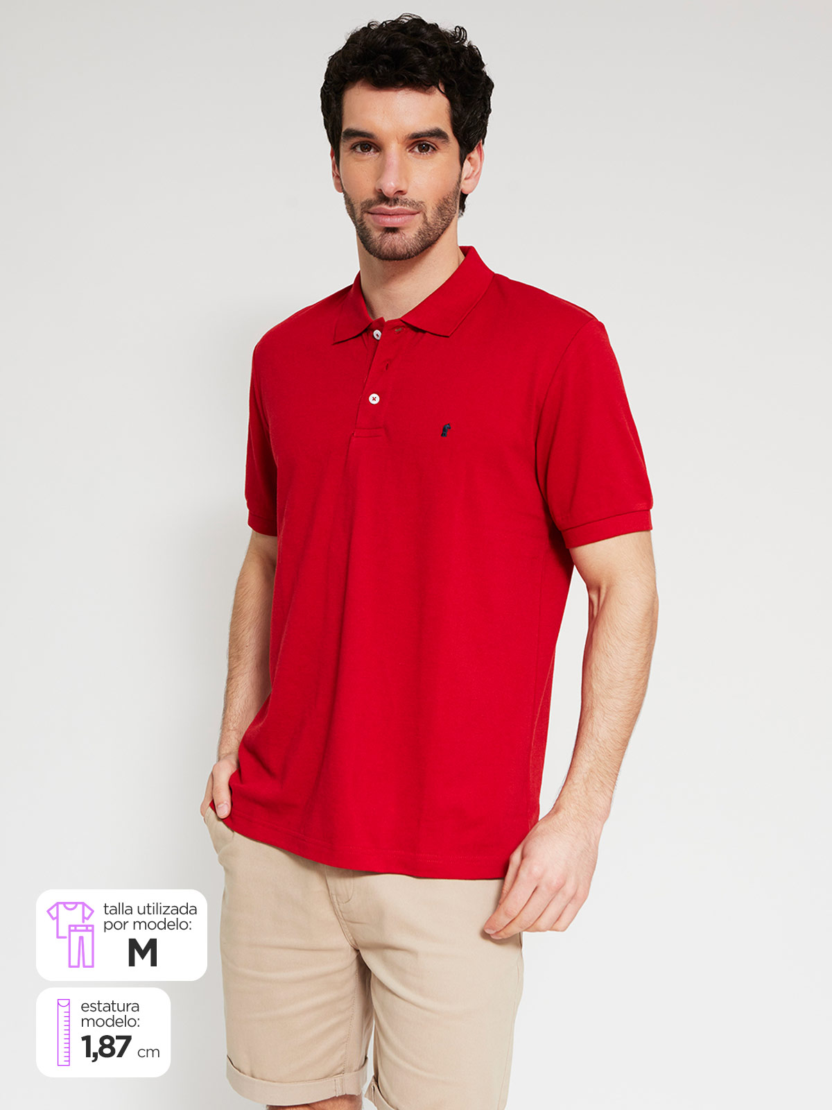 POLO MANGA CORTA ALGODÓN HOMBRE KENNETH STEVENS - 1
