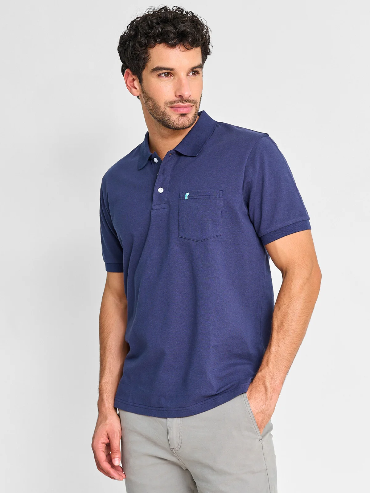 POLO MANGA CORTA ALGODÓN HOMBRE KENNETH STEVENS - 1