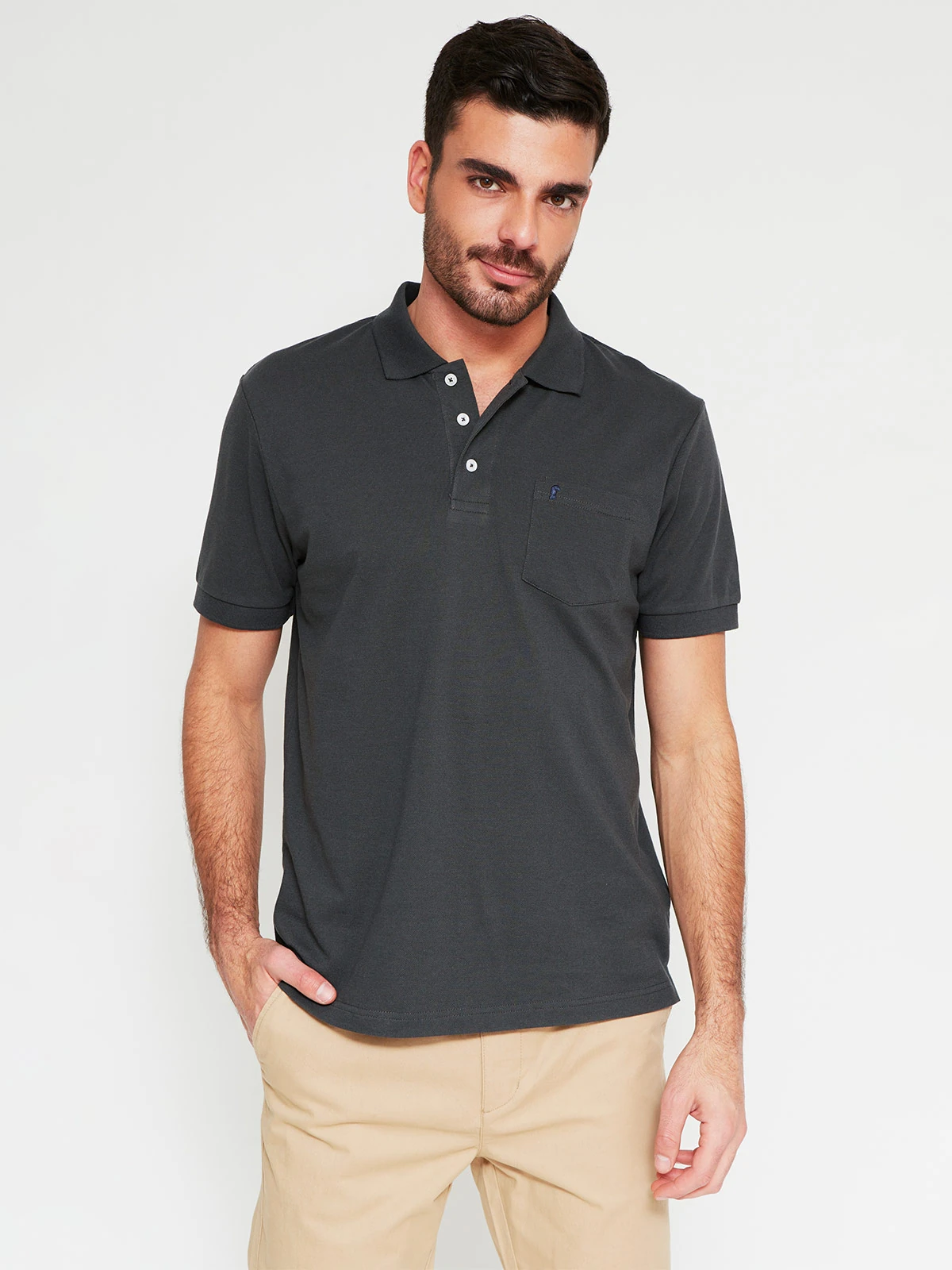 POLO MANGA CORTA ALGODÓN HOMBRE KENNETH STEVENS - 1