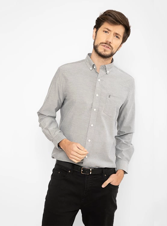 CAMISA MANGA LARGA HOMBRE KENNETH STEVENS OXF NOOS - 1