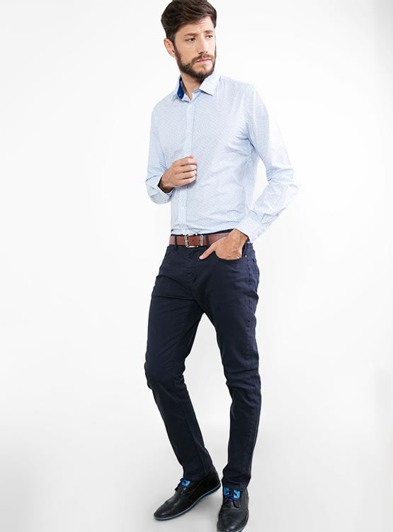 PANTALÓN ALGODÓN HOMBRE CACHAREL - 1