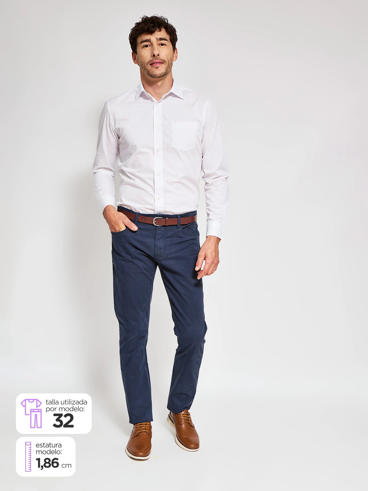 PANTALÓN ALGODÓN HOMBRE CACHAREL - 1