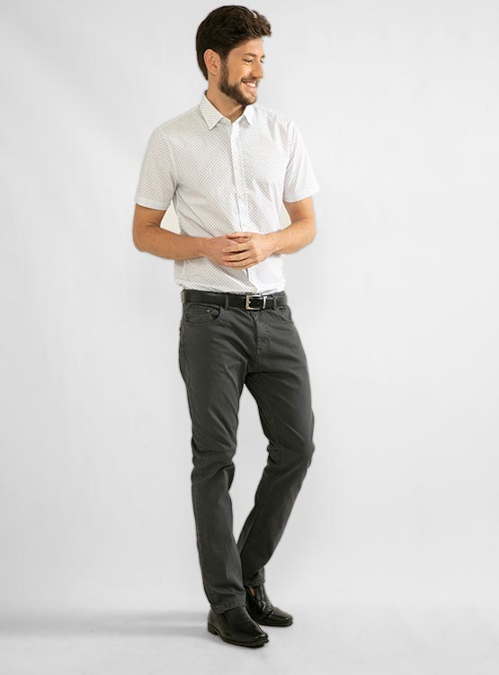 PANTALÓN ALGODÓN HOMBRE CACHAREL - 1