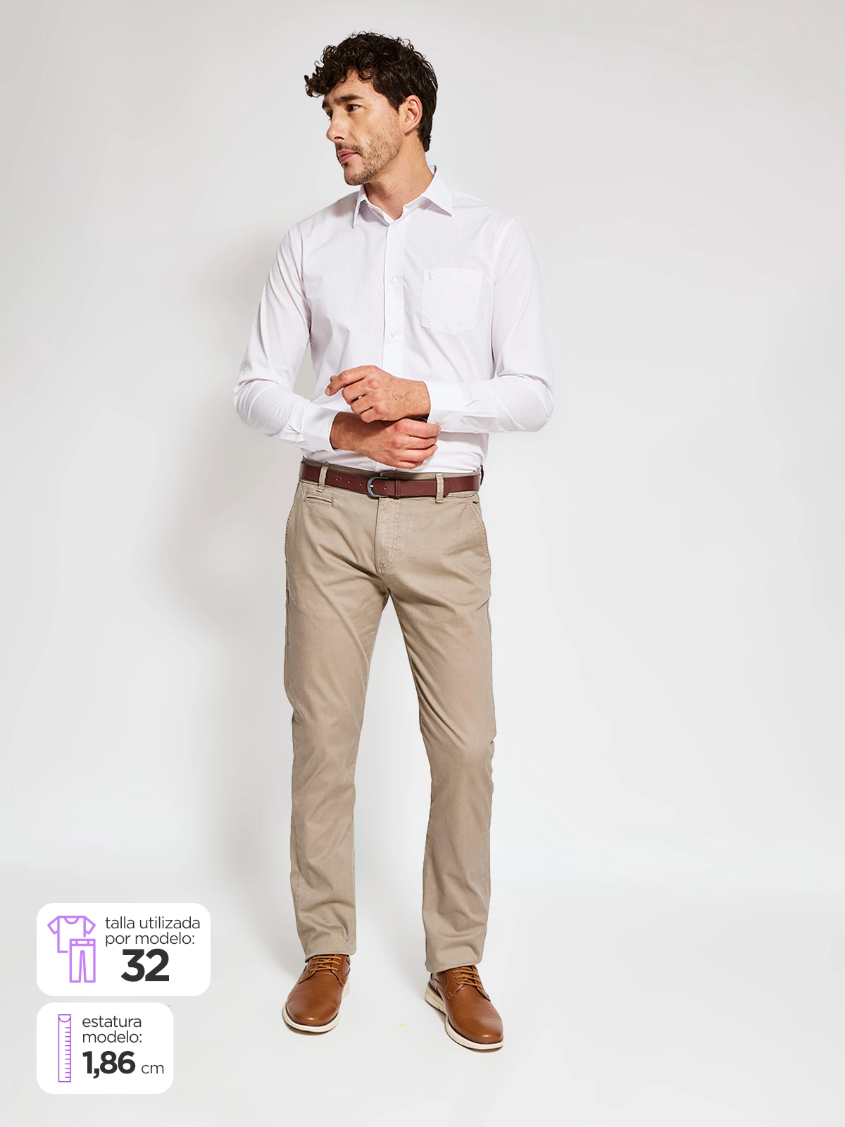 PANTALÓN ALGODÓN HOMBRE CACHAREL - 1
