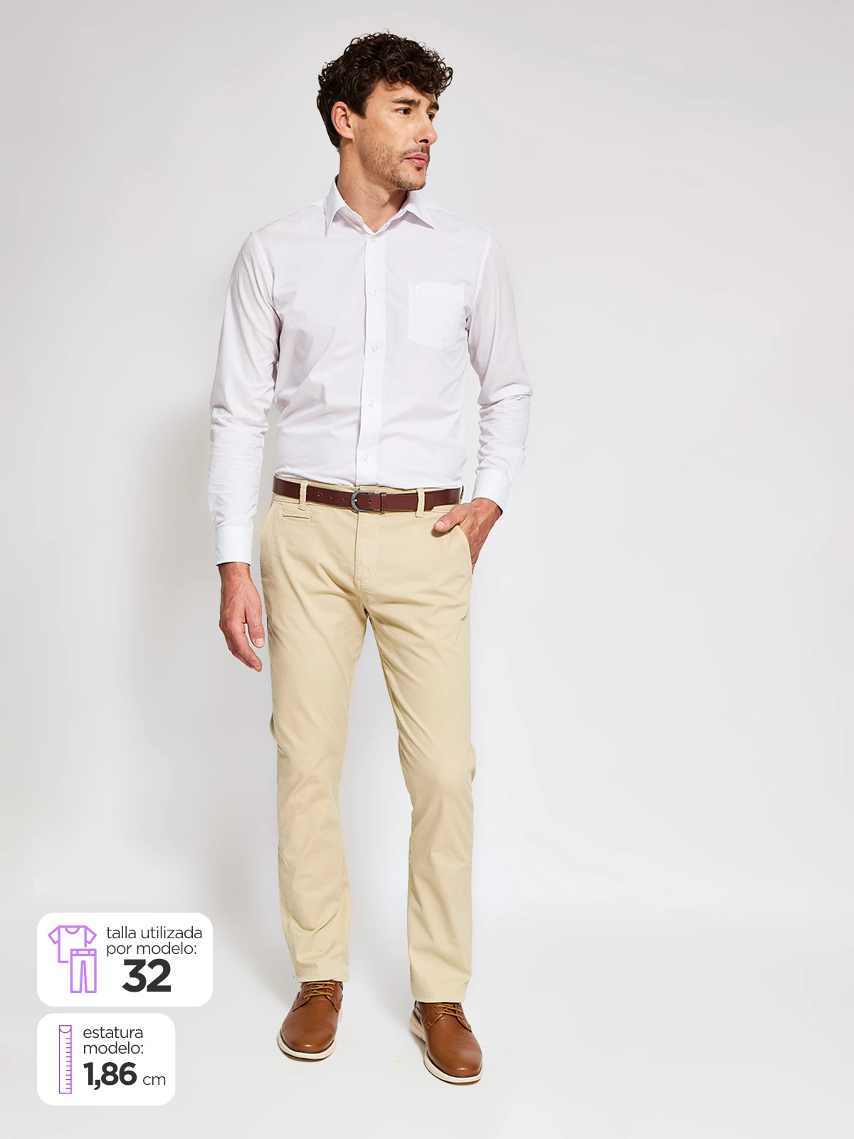 PANTALÓN ALGODÓN HOMBRE CACHAREL - 1