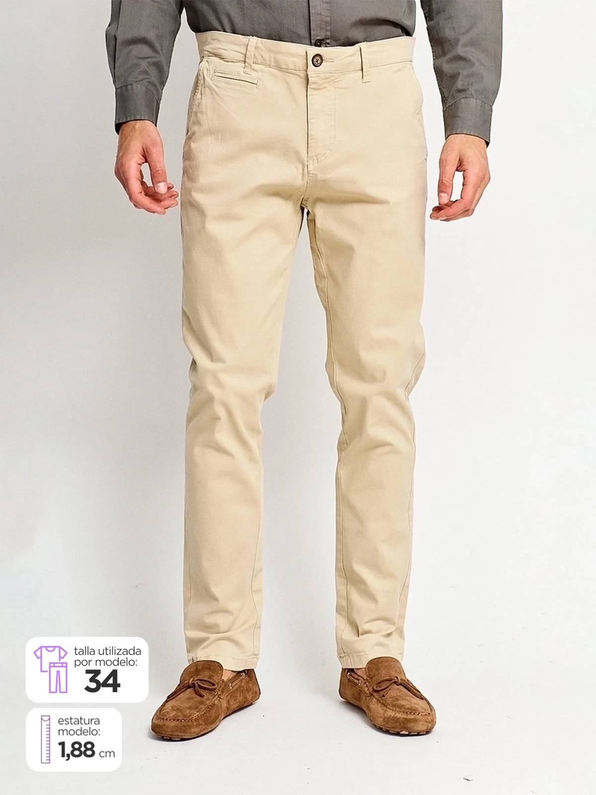 PANTALÓN ALGODÓN HOMBRE CACHAREL SPORT - 1