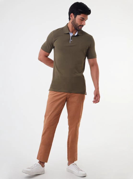 POLO MANGA CORTA HOMBRE CACHAREL CUEOX - 5