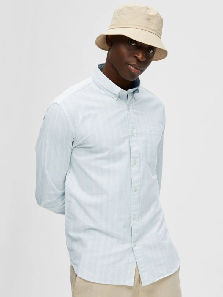 CAMISA MANGA LARGA ALGODÓN HOMBRE SELECTED OXFORD - 3