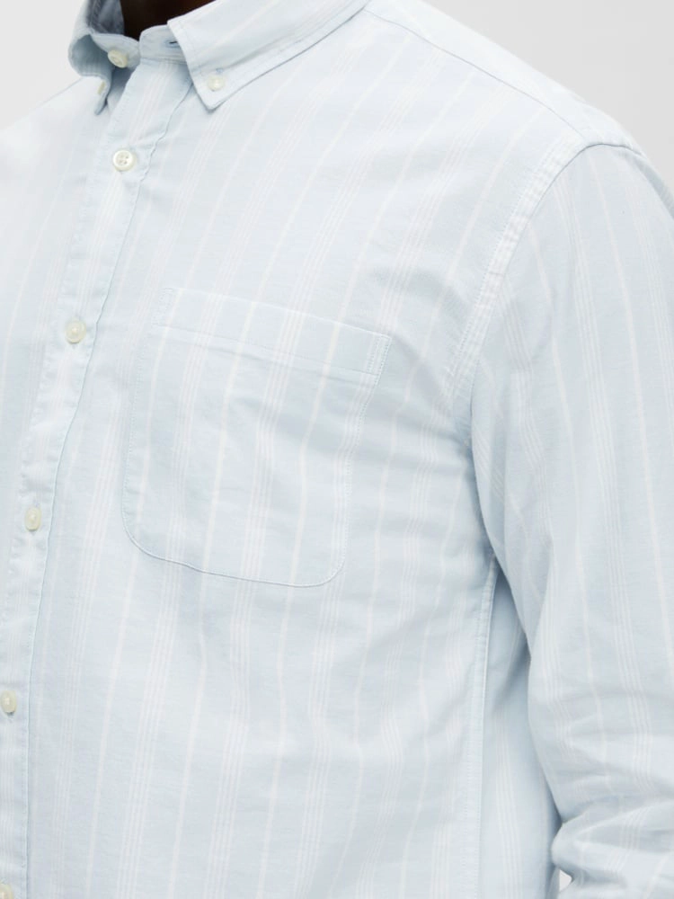 CAMISA MANGA LARGA ALGODÓN HOMBRE SELECTED OXFORD - 4