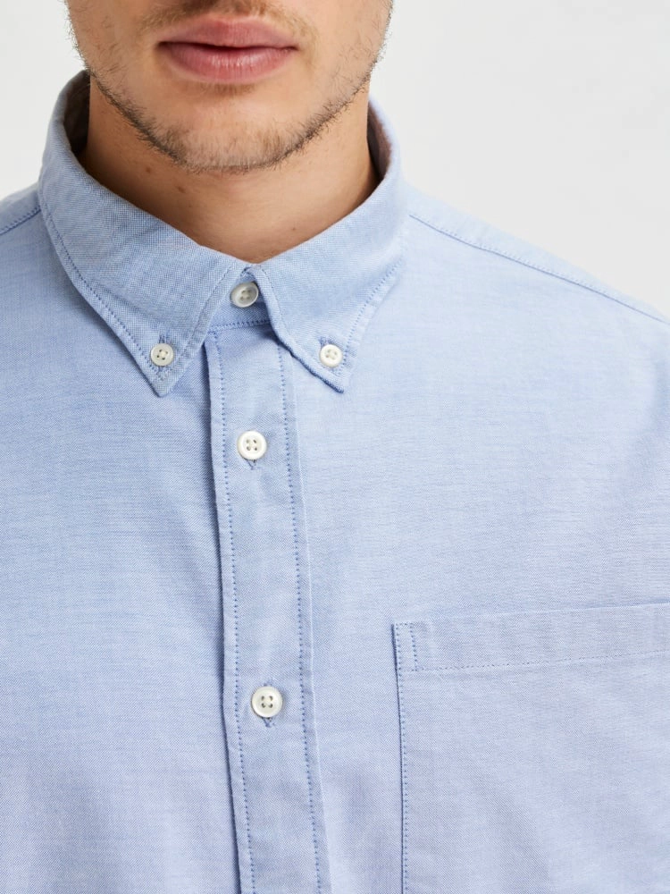 CAMISA MANGA LARGA ALGODÓN HOMBRE SELECTED OXFORD - 4
