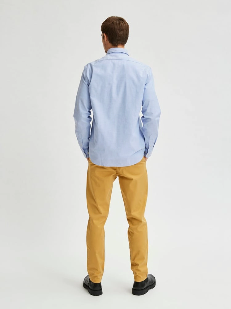 CAMISA MANGA LARGA ALGODÓN HOMBRE SELECTED OXFORD - 5