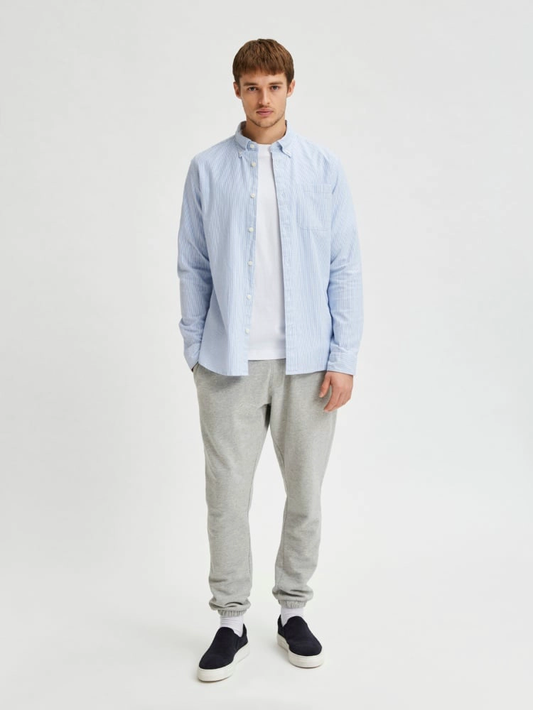 CAMISA MANGA LARGA ALGODÓN HOMBRE SELECTED OXFORD - 1