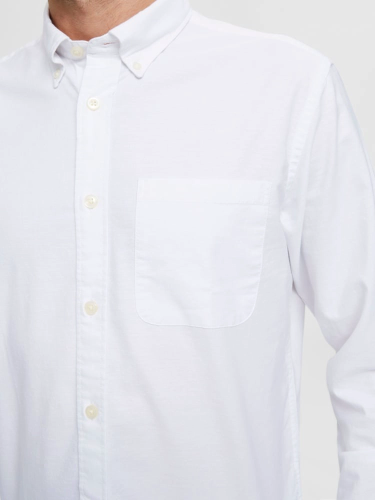 CAMISA MANGA LARGA ALGODÓN HOMBRE SELECTED OXFORD - 4