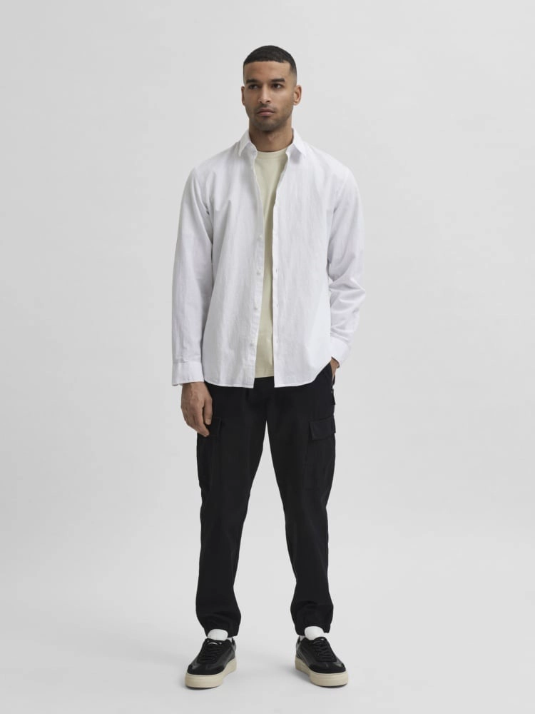 CAMISA MANGA LARGA HOMBRE SELECTED CELESTE 16078867 - 1