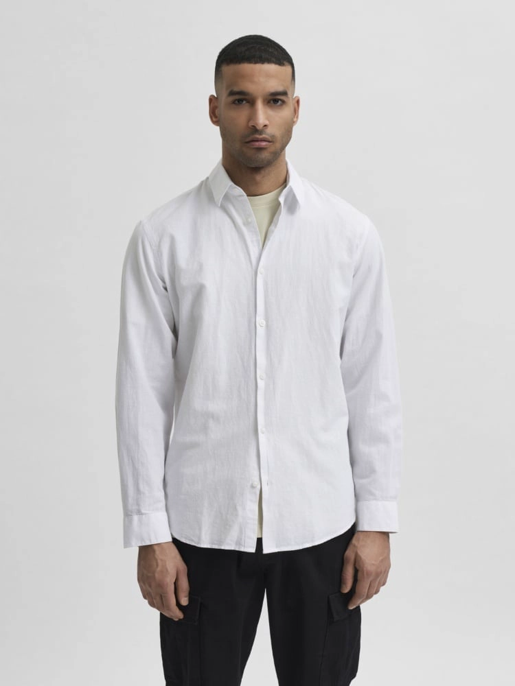 CAMISA MANGA LARGA HOMBRE SELECTED CELESTE 16078867 - 2