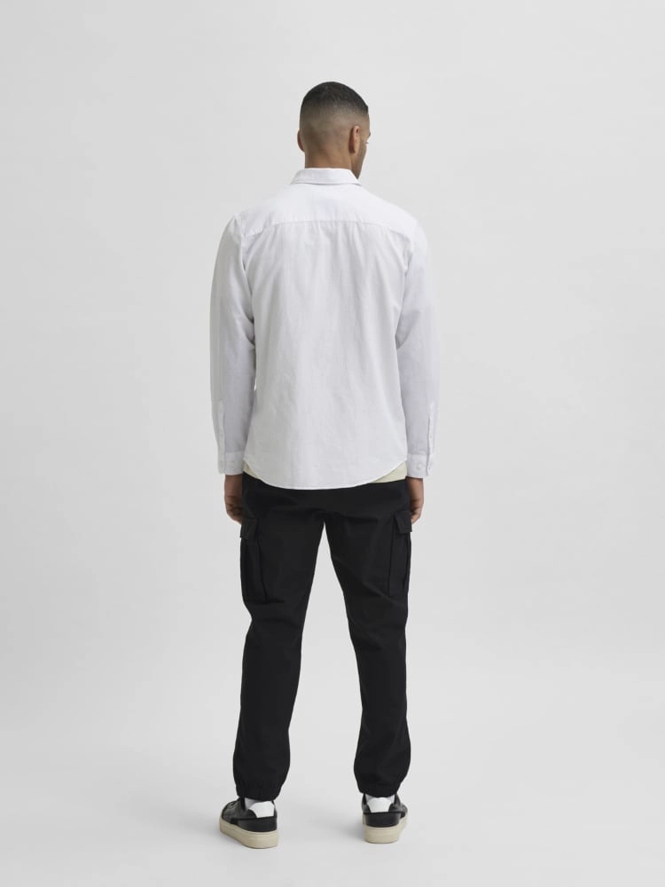 CAMISA MANGA LARGA HOMBRE SELECTED CELESTE 16078867 - 4