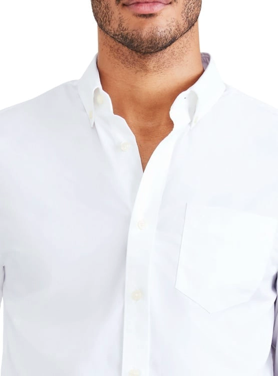 CAMISA MANGA LARGA ALGODÓN HOMBRE DOCKERS BLANCO SIG 2.0 WOVEN - 2