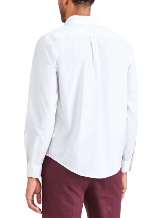 CAMISA MANGA LARGA ALGODÓN HOMBRE DOCKERS BLANCO SIG 2.0 WOVEN - 3