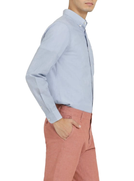 CAMISA MANGA LARGA ALGODÓN HOMBRE DOCKERS BLANCO SIGNATURE - 2