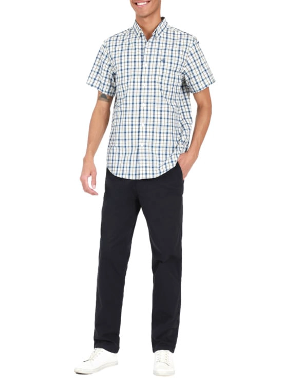 PANTALÓN ALGODÓN HOMBRE DOCKERS AZUL CASUAL CHINO - 4
