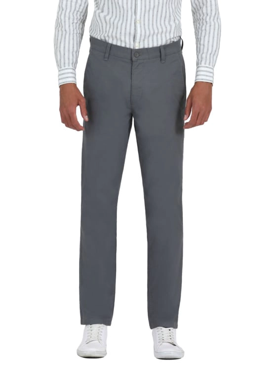 PANTALÓN ALGODÓN HOMBRE DOCKERS GRIS CASUAL CHINO - 1