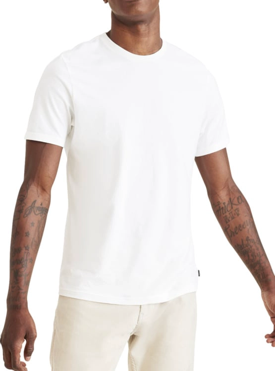 POLO MANGA CORTA ALGODÓN HOMBRE DOCKERS BLANCO CREWNECK TEE - 2