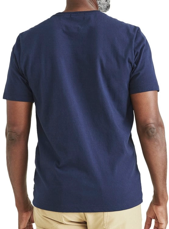 POLO MANGA CORTA ALGODÓN HOMBRE DOCKERS AZUL CREWNECK TEE - 4
