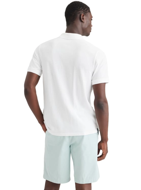 POLO PIQUE MANGA CORTA ALGODÓN HOMBRE DOCKERS BLANCO - 3