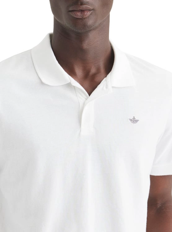 POLO PIQUE MANGA CORTA ALGODÓN HOMBRE DOCKERS BLANCO - 2