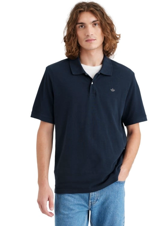 POLO MANGA CORTA ALGODÓN HOMBRE DOCKERS AZUL PIQUE - 1