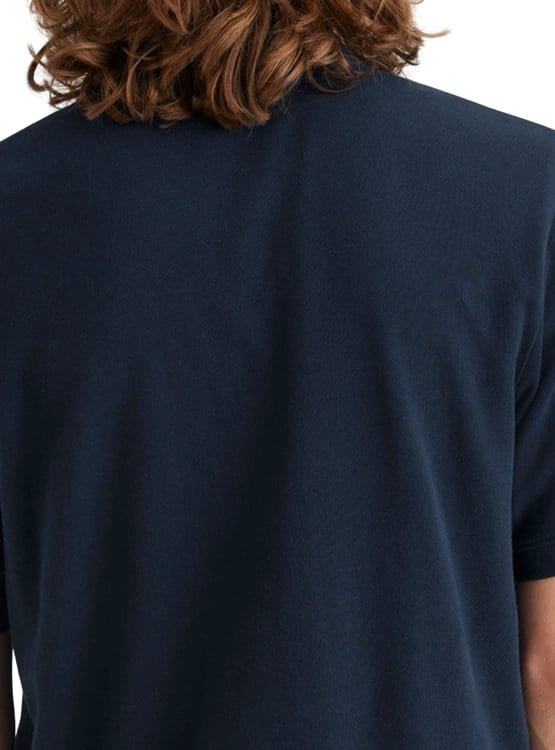 POLO MANGA CORTA ALGODÓN HOMBRE DOCKERS AZUL PIQUE - 4