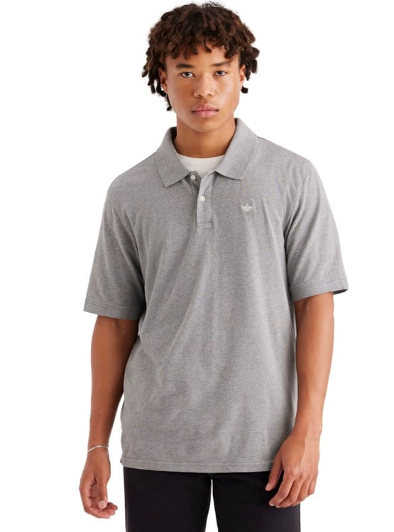 POLO MANGA CORTA ALGODÓN HOMBRE DOCKERS GRIS PIQUE - 1