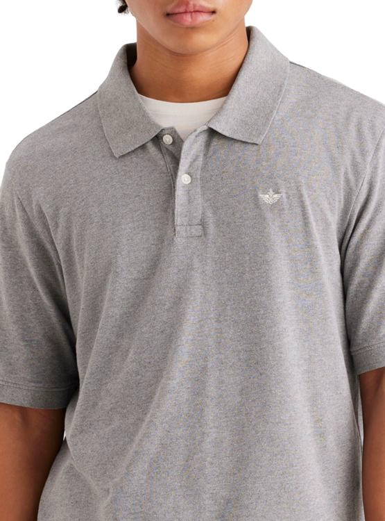 POLO MANGA CORTA ALGODÓN HOMBRE DOCKERS GRIS PIQUE - 2