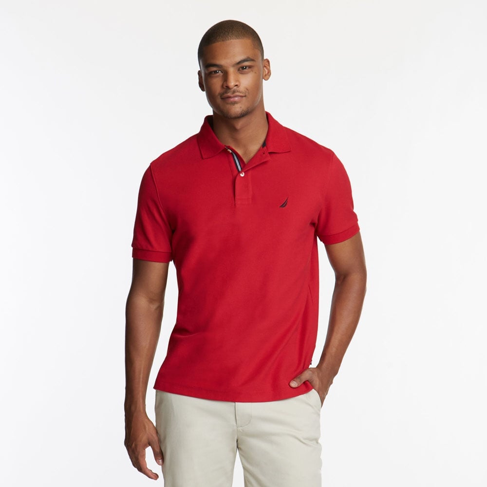 POLO HOMBRE NAUTICA ROJO K41050-6NR - 1