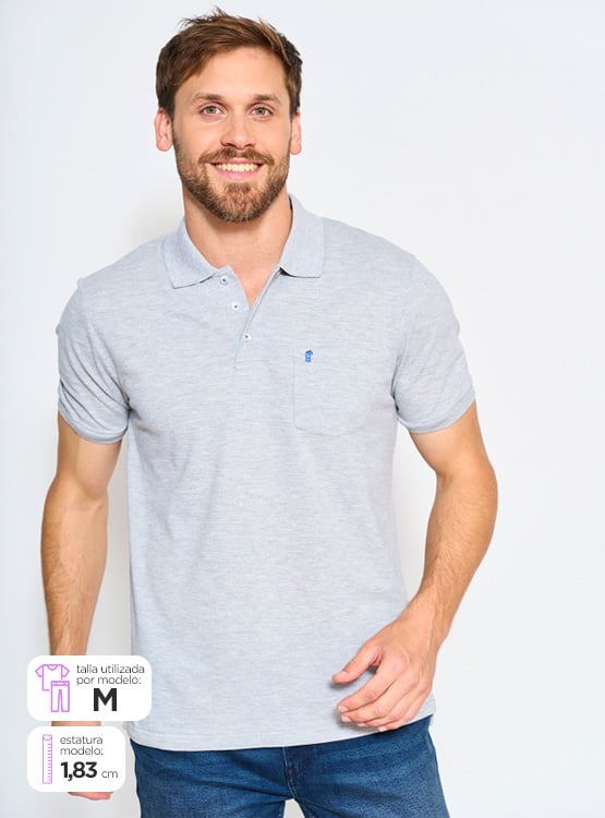 POLO MANGA CORTA ALGODÓN HOMBRE KENNETH STEVENS - 1