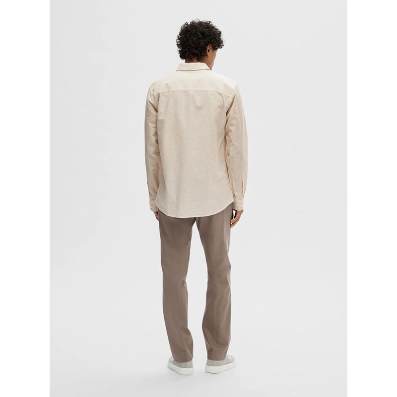 CAMISA MANGA LARGA HOMBRE SELECTED CELESTE 16078867 - 2
