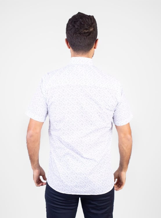 CAMISA MANGA CORTA ALGODÓN HOMBRE PIERRE CARDIN ESTAMPADA - 2