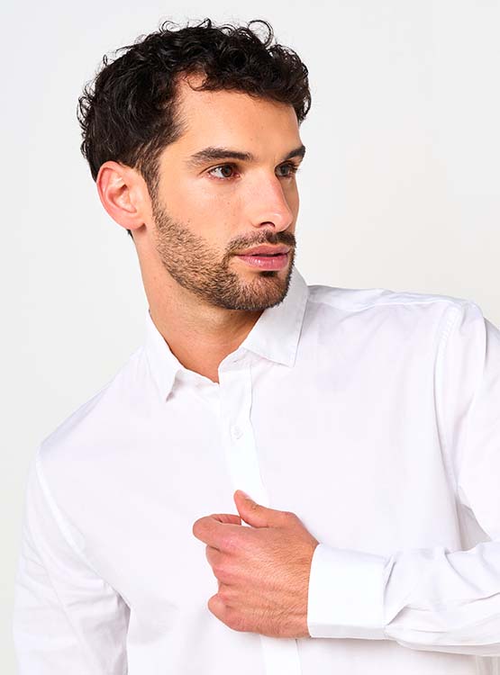 CAMISA MANGA LARGA ALGODÓN HOMBRE CACHAREL COLID - 3