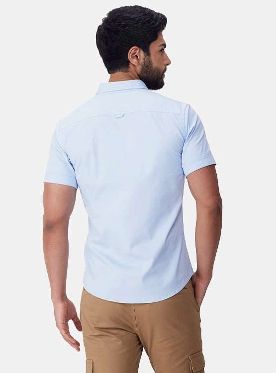 CAMISA MANGA CORTA ALGODÓN HOMBRE JOHN HOLDEN RAUL CS809. - 2
