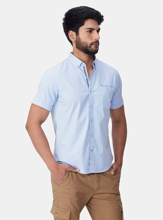 CAMISA MANGA CORTA ALGODÓN HOMBRE JOHN HOLDEN RAUL CS809. - 3