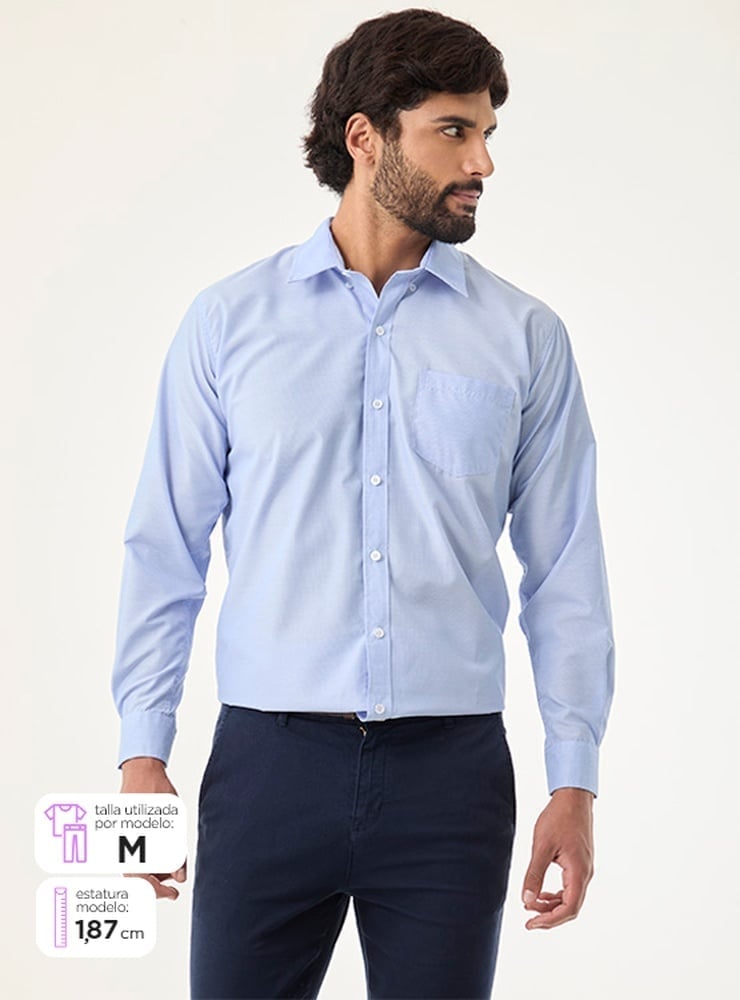 CAMISA MANGA LARGA HOMBRE KENNETH STEVENS - 1