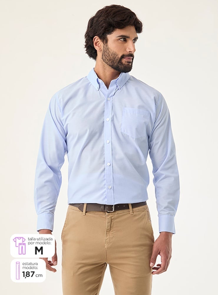 CAMISA MANGA LARGA HOMBRE KENNETH STEVENS - 1