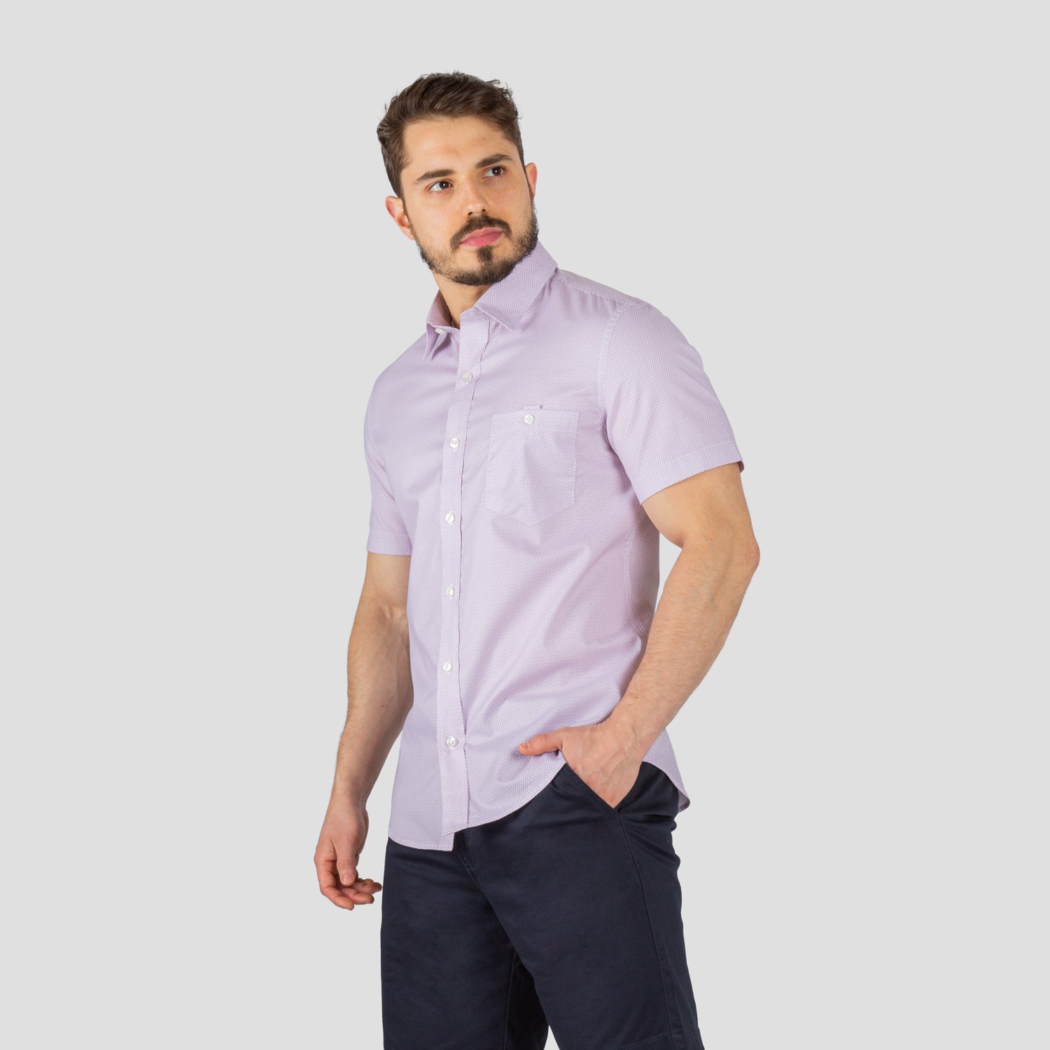 Camiseta Jan Vanderstorm Nordger Para Hombre - Morado Claro, Talla 4XL, Algodón Puro Con Estampado Noruego