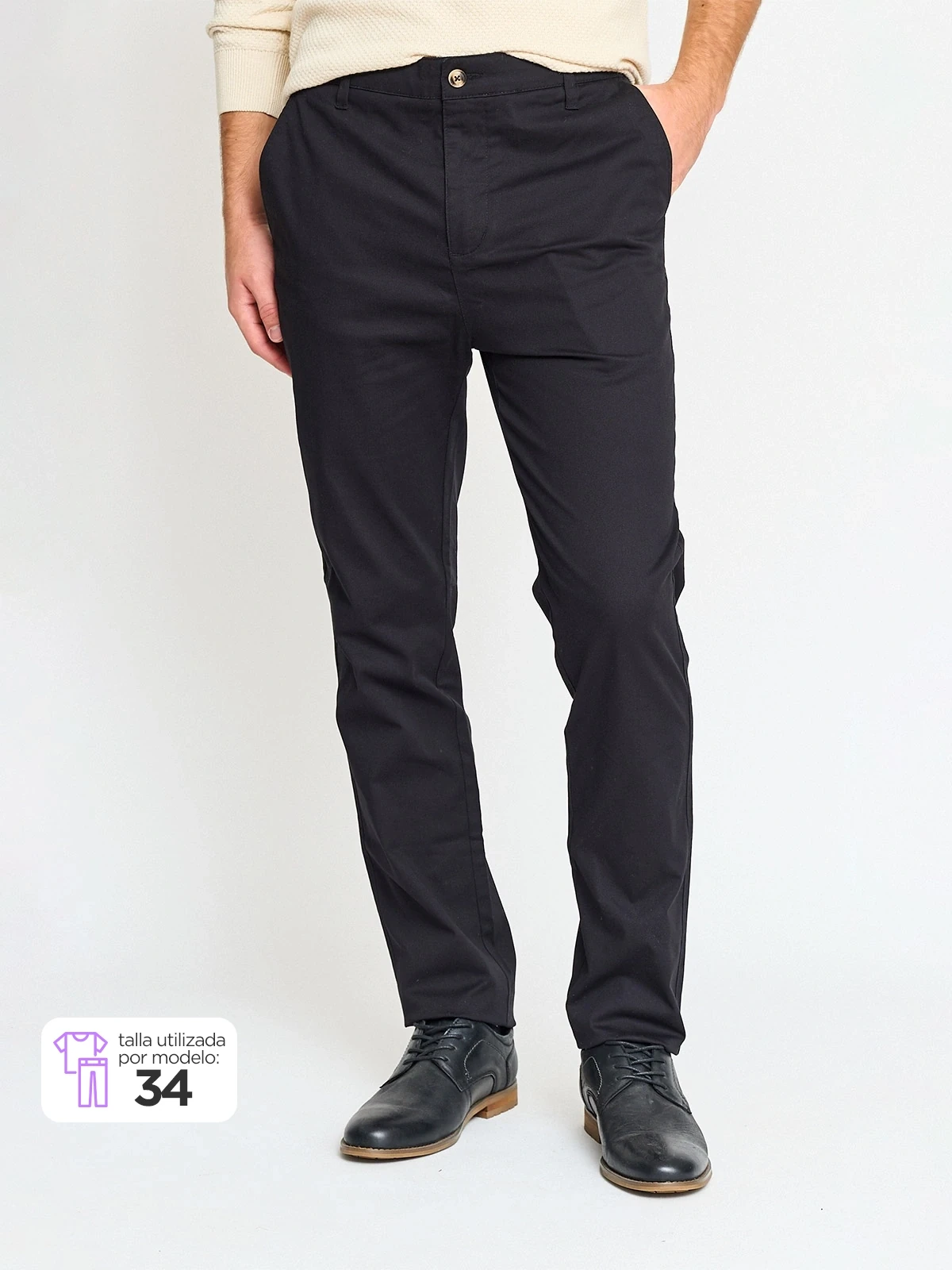 PANTALÓN SKINNY HOMBRE KENNETH STEVENS BÁSICO - 1