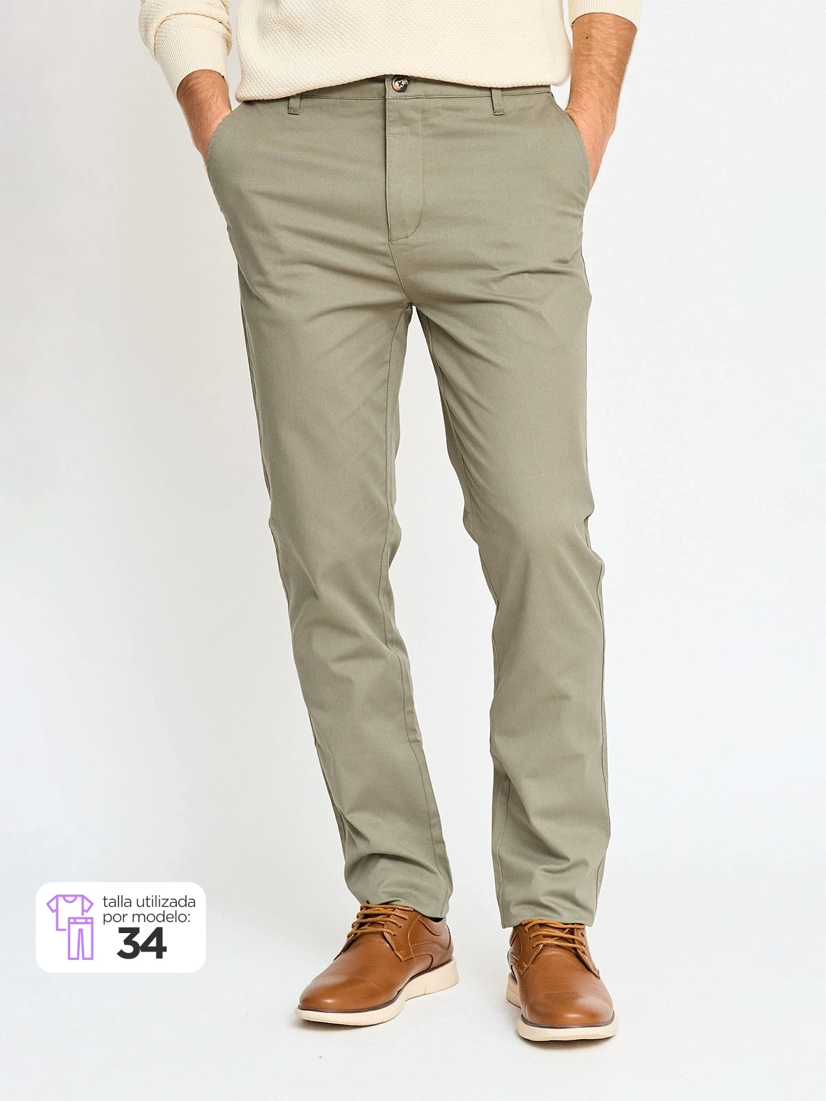 PANTALÓN SKINNY HOMBRE KENNETH STEVENS BÁSICO - 1