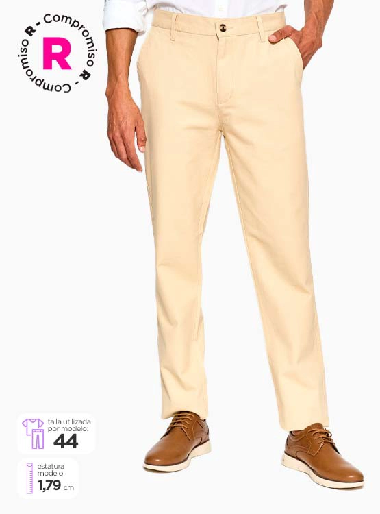 PANTALÓN ALGODÓN HOMBRE KENNETH STEVENS - 1