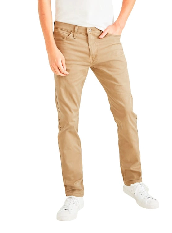 JEAN SLIM HOMBRE DOCKERS CAQUI ALGODÓN CUT - 1