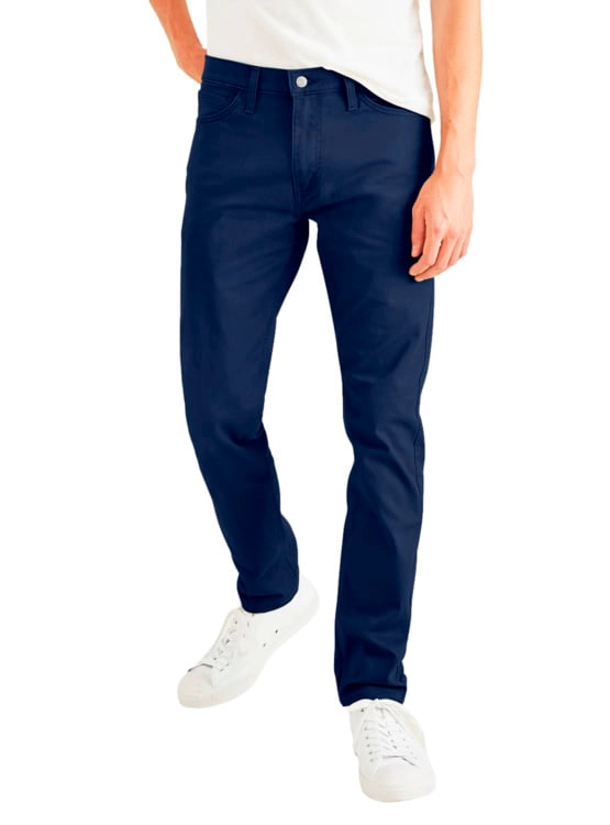 JEAN SLIM HOMBRE DOCKERS AZUL ALGODÓN CUT - 2