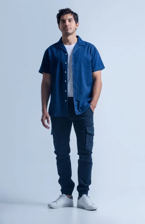 CAMISA MANGA LARGA ALGODÓN HOMBRE HUMMER H251003-78 - 3